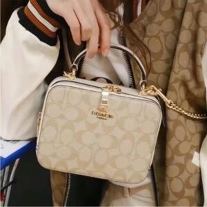 Coach Box Crossbody In Signature# C3148